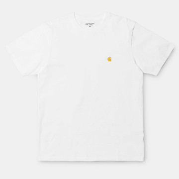 S/S Chase T-Shirt White / Gold